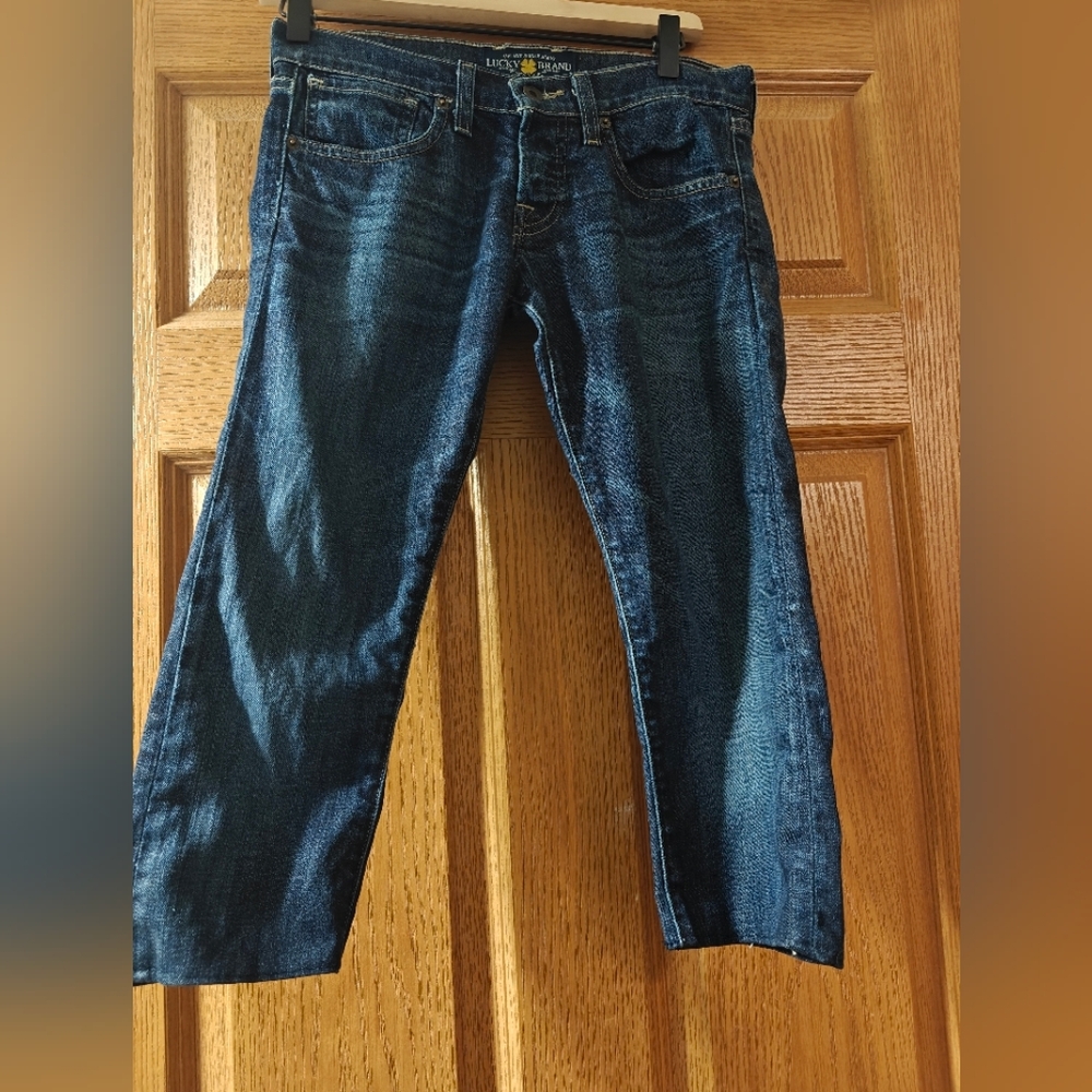 Women's Lucky Brand Blue Jeans Too Tough To Die Sienna Cigarette Size 00/24